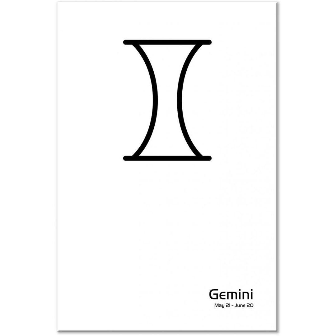 Leinwandbild Gemini