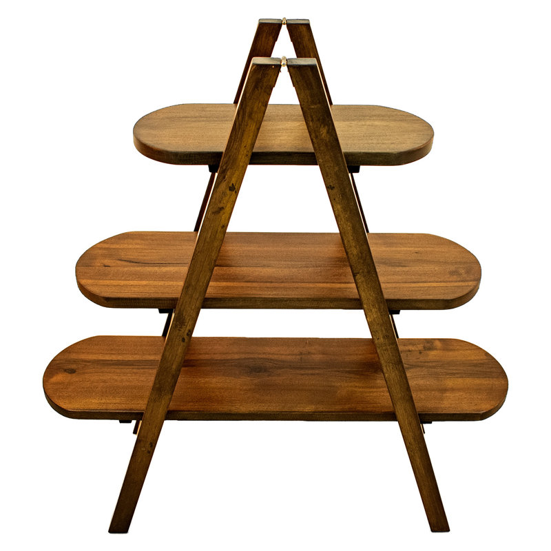 Breaux Ladder Bookcase, (3 Shelves) 51.18" H x 43.31" W x 13.39" D
