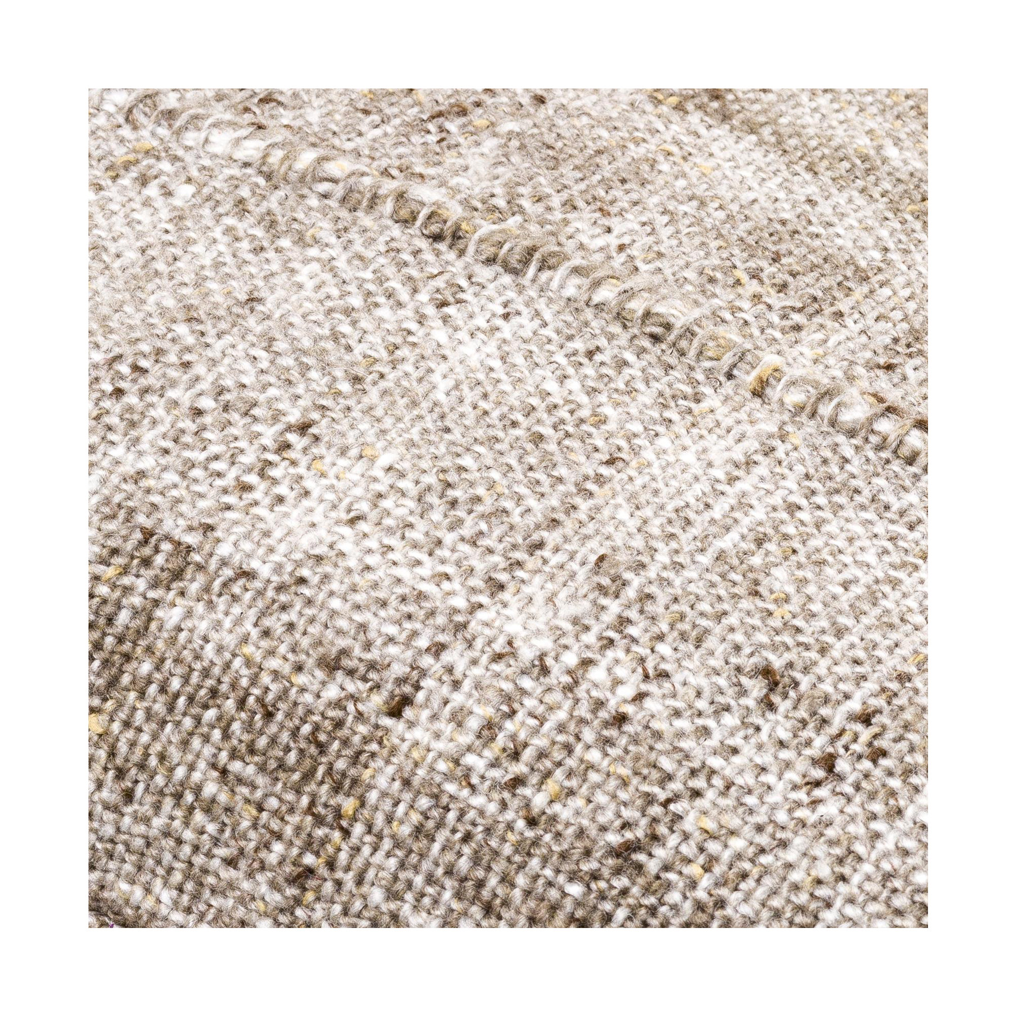 Zeppelin Recycled PET Yarn Throw Pillow, Polyester/Polyfill, 22"H x 22"W, Khaki