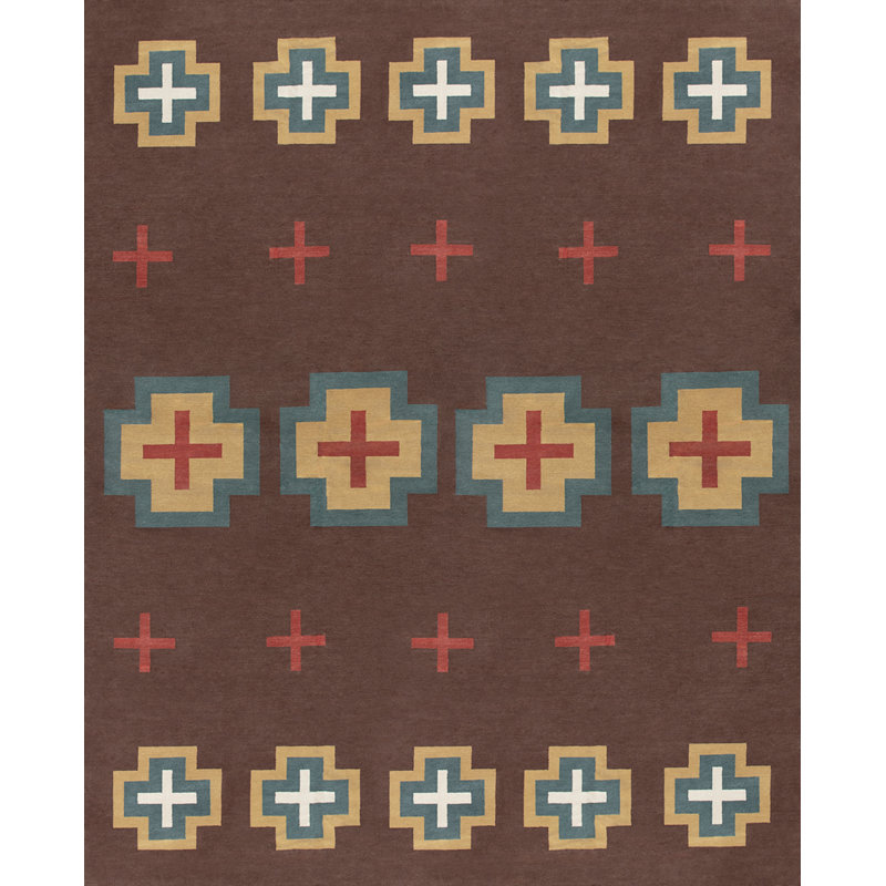 Mesa Wool Southwestern Area Rug, Rectangle 10' x 14'
