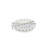 6" White Marble Handmade Scalloped Trinket Tray