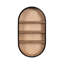 Tablette en bois de manguier Sayreville