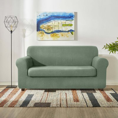 Jacquard Microfiber / Microsuede Box Cushion Slipcover