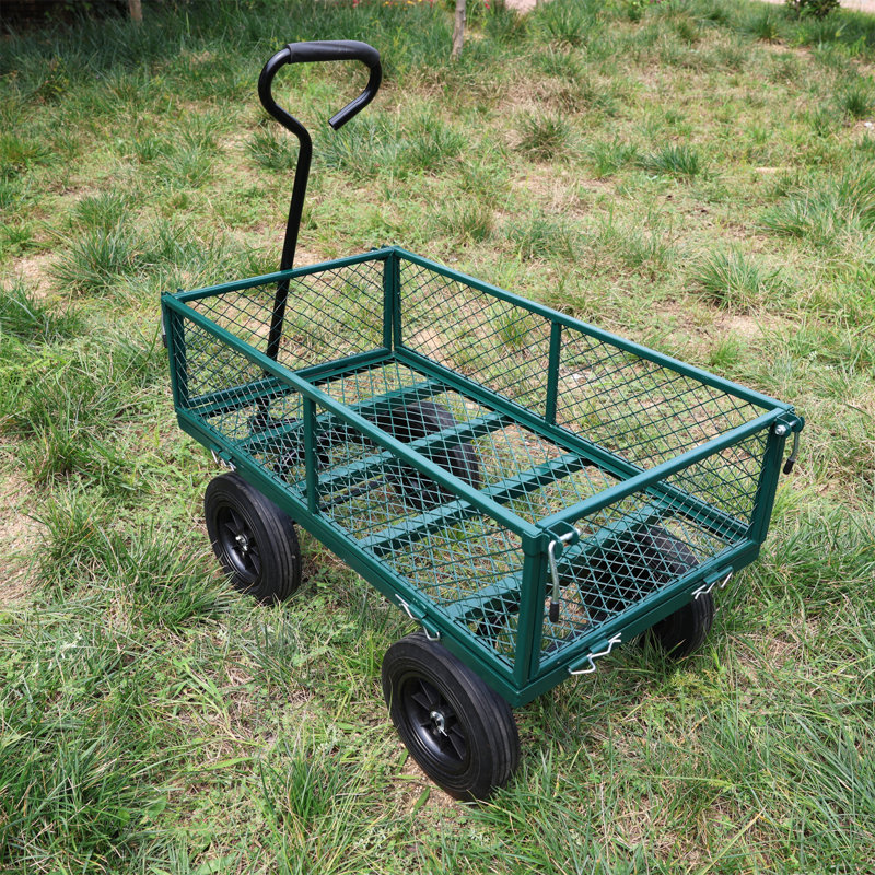 (Chariot de chariot à roues solide vert), Vert