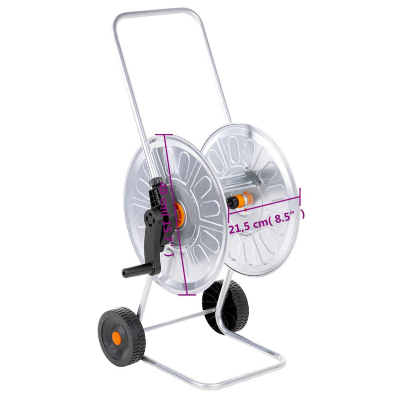 Galvanised Steel, Plastic Hose Reel