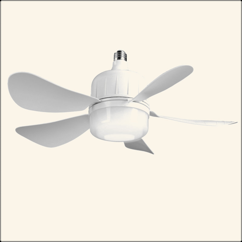Ventilateur de plafond avec douille 12W