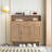 Blindfold Three-Door Shoe Storage Cabinet
