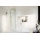 Albedo 34 in. x 58 in. Fully Frameless Glass Bathtub Shower Door