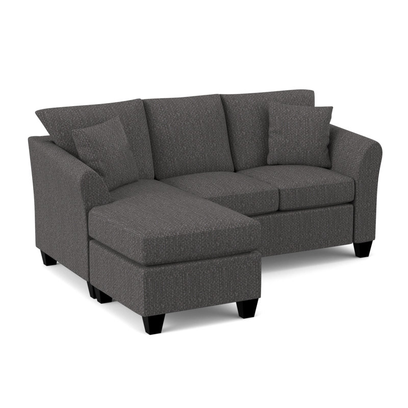 Ryant Upholstered L-Shaped Sectional Reversible, Bronco Slate