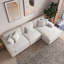 Canapé modulaire en velours côtelé 3 pièces Milbrey-439441753-439441759