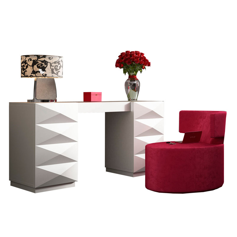 Kirkwood Vanity, White Glossy