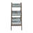 Farmhouse Foldable Reed Galvanized And Wood Ladder Planter 14.2" X 7.5" X 70.9"