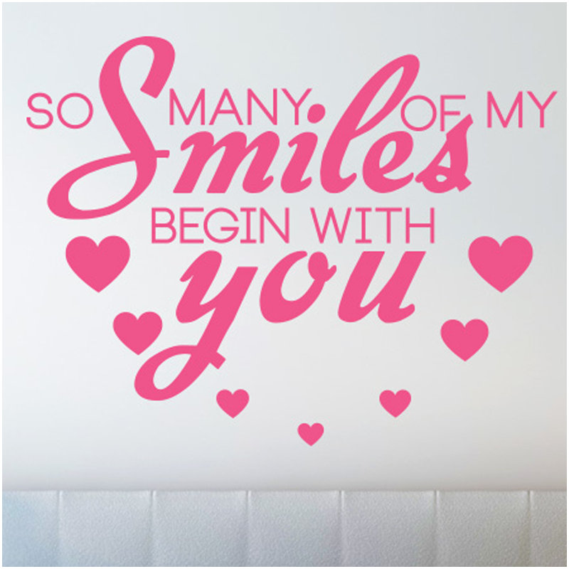 Wall Decal, Pink, Large