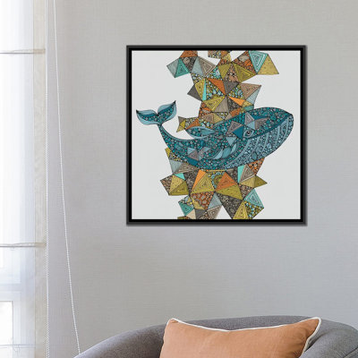 «Blue Whale» par Valentina Harper - impression d'art graphique