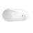 White Acrylic Stand Alone Oval - Shape High Back Soaker Bathtub  5932 Inch , Non Slip Design With Stain , No Drains Included And Scratch Proof Surface, Easy Maintenance,
