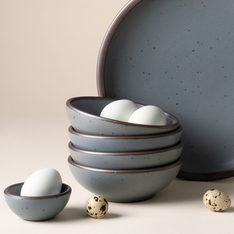 Breakfast Bowl - Set of 4, Gray