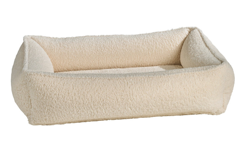 Peau de mouton Urban Lounger, Ivoire, Grand (l 40 po x P 31 po x H 11 po)