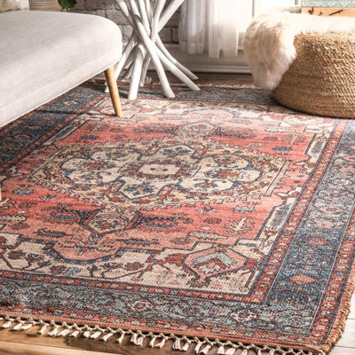 Tapis oriental tissé à plat Glenni