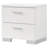 Dulcey White High Gloss 2-Drawer Nightstand
