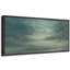 Impression sur toile encadrée «Green Tunes Relaxing Calm Clouds»-111653852-111653850