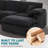 7 Piece 144" Chenille Sectional Sofa Oversized Modular Reversible Deep Seat Cloud Couch With Corner & Removable Ottoman-838065034-838065033