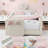 Twin Size Bed Frame, 82.99" Upholstered Daybed Platform Floor Bed W/Storage Pocket Cute Rabbit Ear Shaped Headboard for Bedroom, No Box Spring Needed-445136258