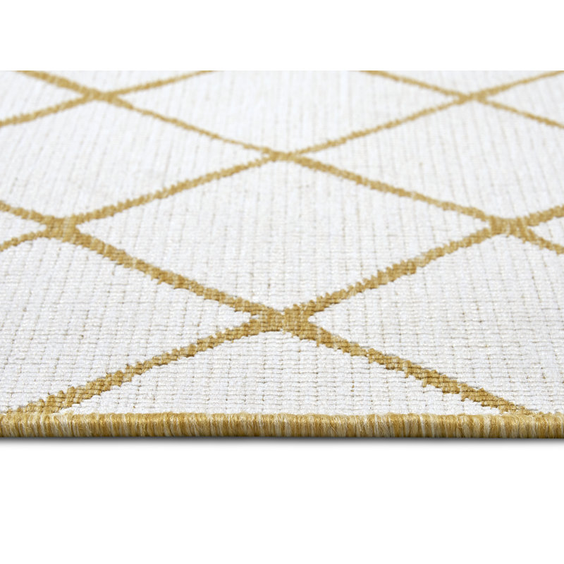 Geometric Indoor / Outdoor Area Rug, Rectangle 120 x 170cm