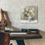«Rustic Florals White» par Danhui Nai, art mural en verre acrylique-785791639