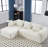 Boneless 2 - Piece Chenille No Frame Compressed Sectional-653035633