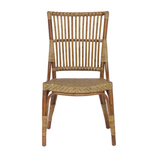 Alanis Piano Rattan Dining Side Chair
