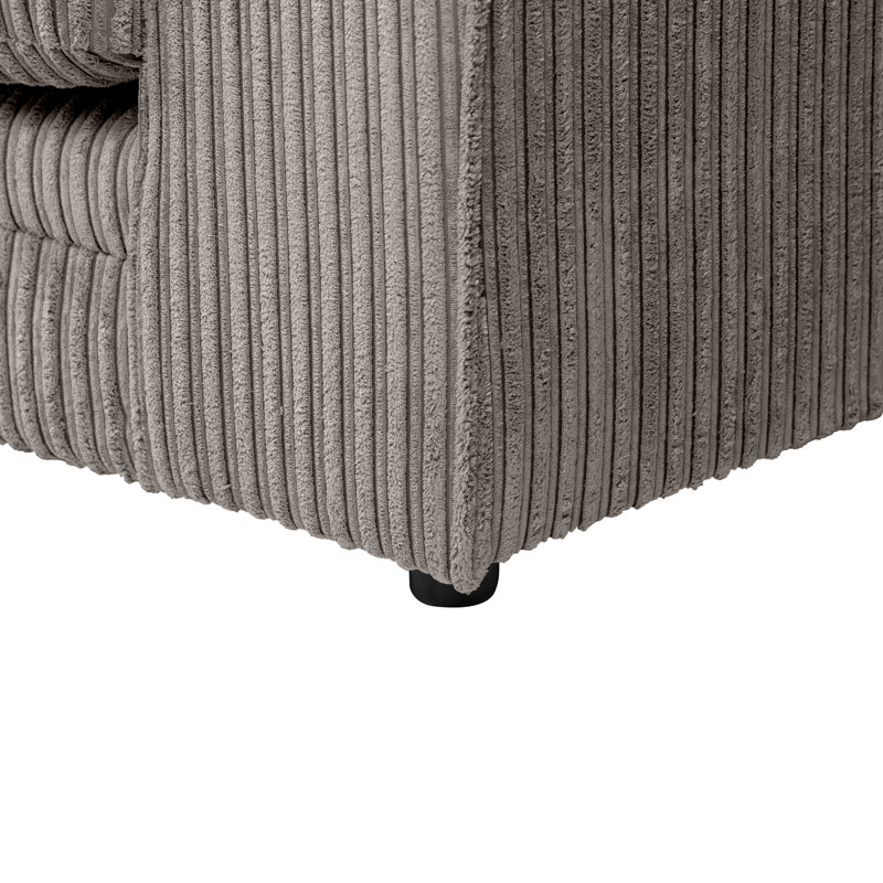 Moana 3 - Piece Living Room Set, Left Hand Facing, Grey
