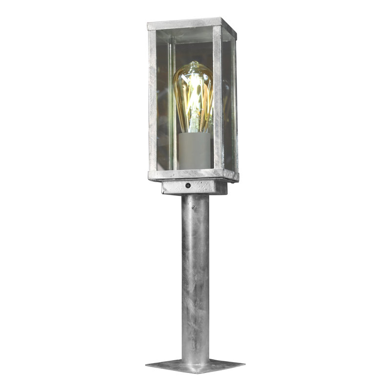 Canipe Pier Mount Base, Galvanized, 100cm H x 11cm W x 11cm D
