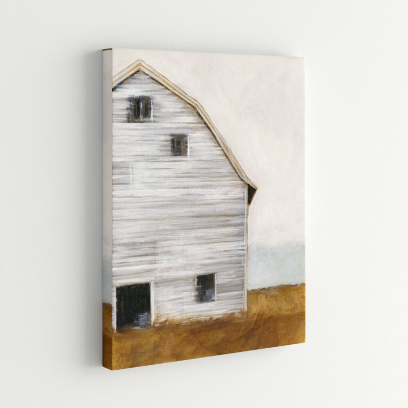 «Abandone Barn I», peinture sur toile, Toile tendue, H 16 po x l 12 po x P 1,25 po