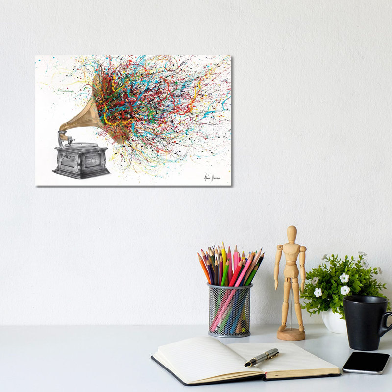 Turn It Up - Giclée sur toile tendue avec châssis