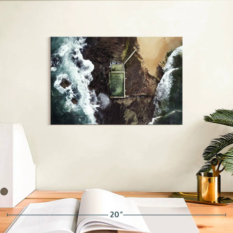 Gillard Sydney Rock Pool, 8" H x 12" W