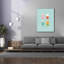 «Summer Bathing Suits Blue» par Ann Kelle Designs, art mural sur toile-64709690
