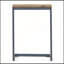 Versatile Firwood Antique Accent Table with Durable Iron Base for Modern Interiors