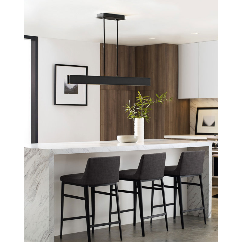 I-Beam 1 - Light LED Pendant, Plated Brass