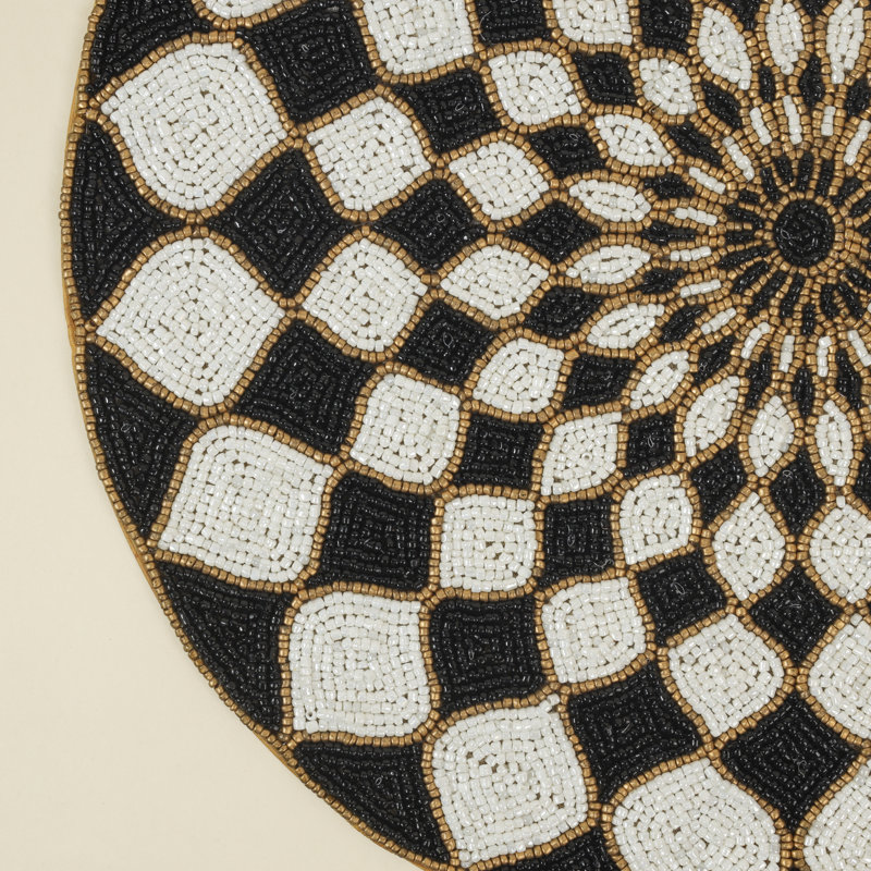 Handcrafted Glass Beaded Placemat