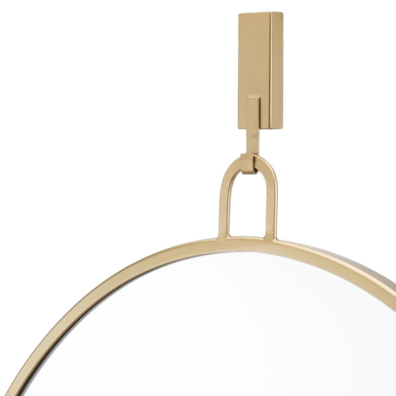 Miroir d'appoint rond Stopwatch - l 30 po x H 30 po - doré, Doré, Rond, 30 po x 30 po