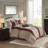 Queen Bed - Red With 18" X Pillow 12" & Shell-121259631-121259635