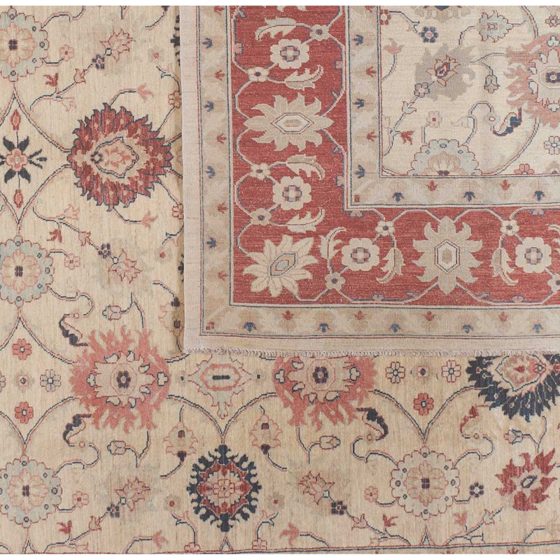 One-of-a-Kind 8'10" X 11'7" New Age Wool Area Rug in
