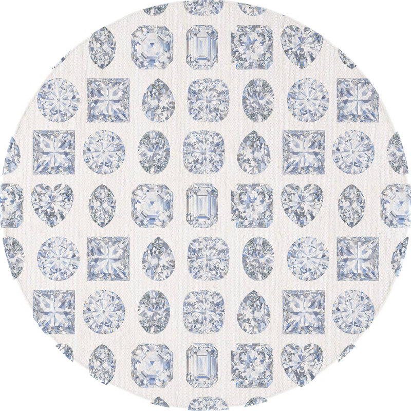 Tapis lavable Bougie, Glace, Rectangle 5 pi x 7 pi