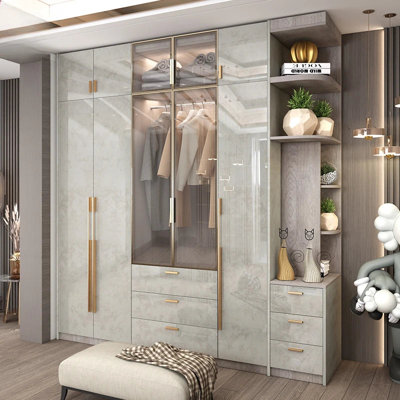 Cohron Wooden Wardrobe