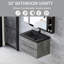 Meuble-lavabo simple 30 po avec plateau en quartz Houstonia
