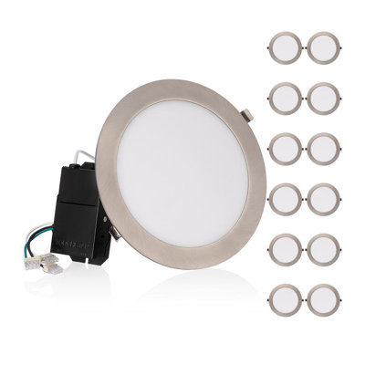 8'' Dimmable LED Canless Recessed Lighting Kit