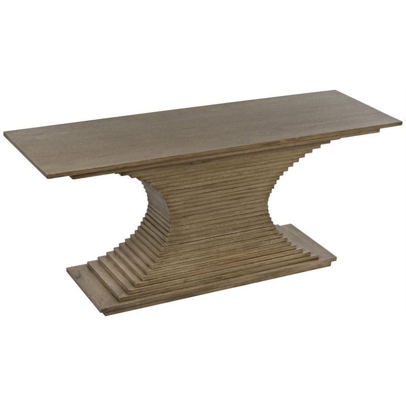 Cambio 72'' W Console Table, Bleached Walnut