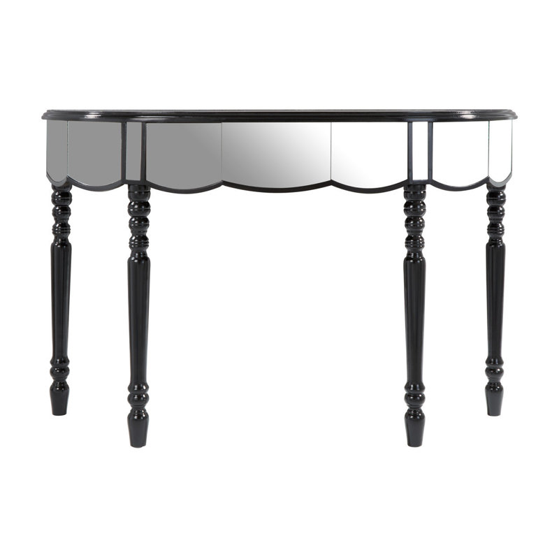 Schmitt 117cm Glass Top Console Table