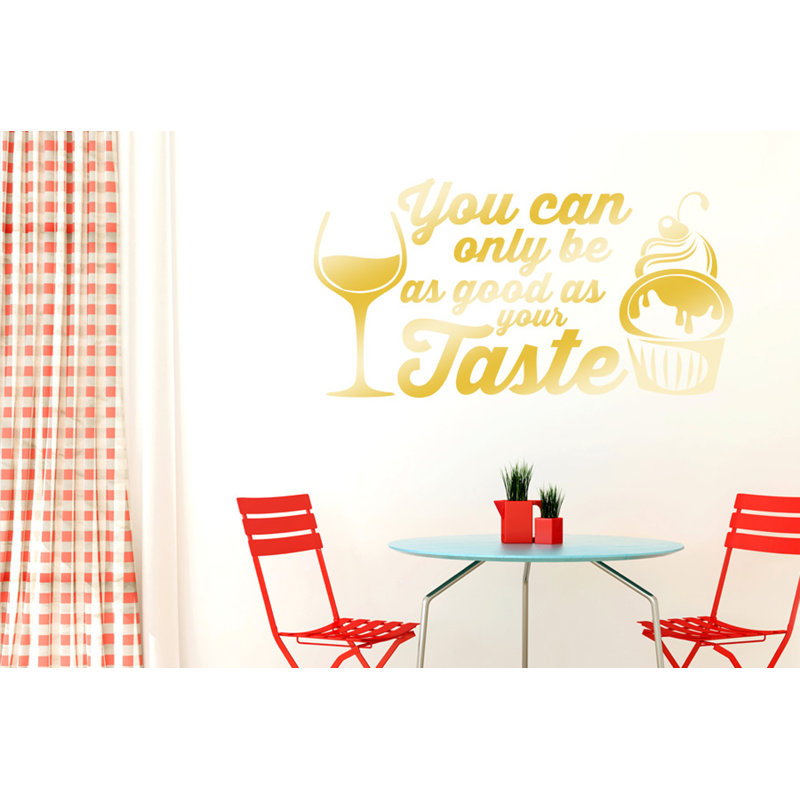 Wall Decal, Shiny Gold