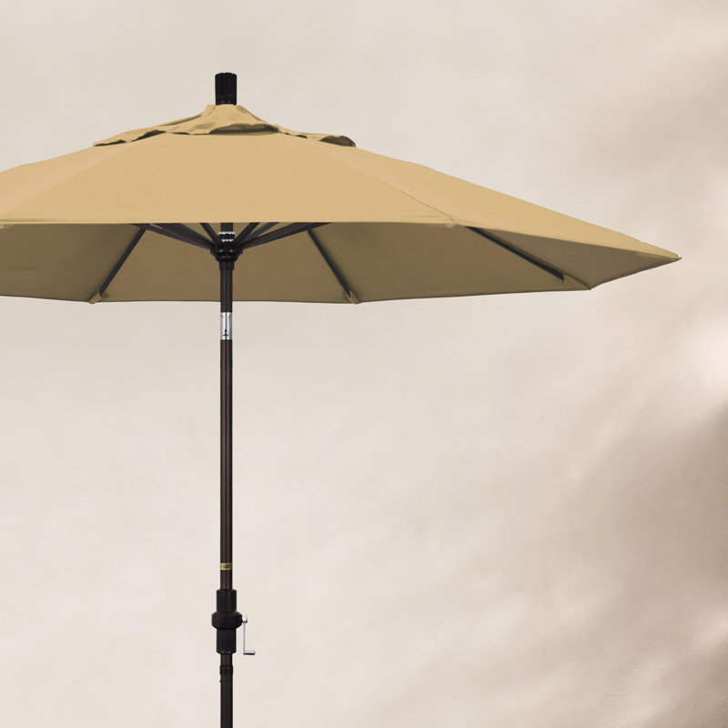 Parasol de marché 9 pi, Champagne champagne Sunbrella® lin